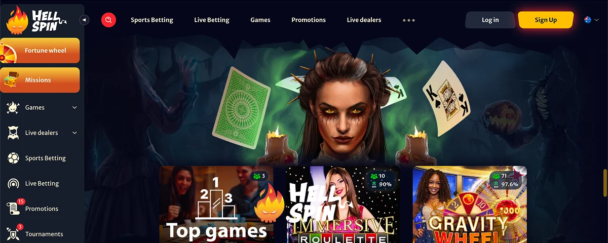 HellSpin Live Dealers and Slots HellSpin Live Dealers and Slots